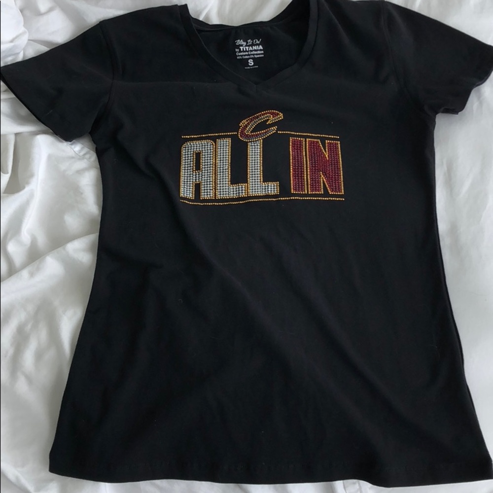 Cavs all in bling t shirt